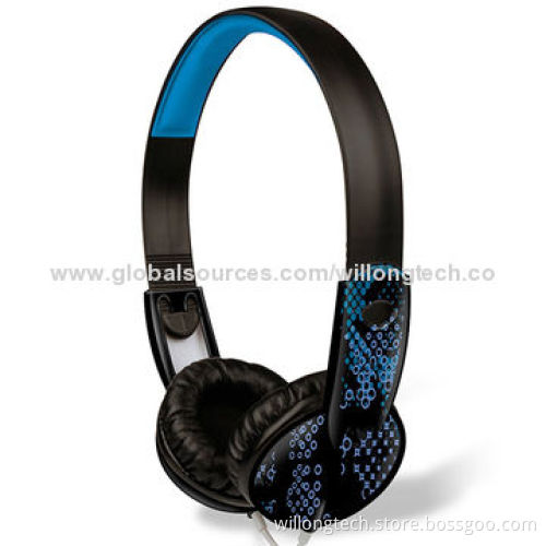 Exquisite and Fashionable Design Headphones, Comfortable to Wear, 20mW Rated Power